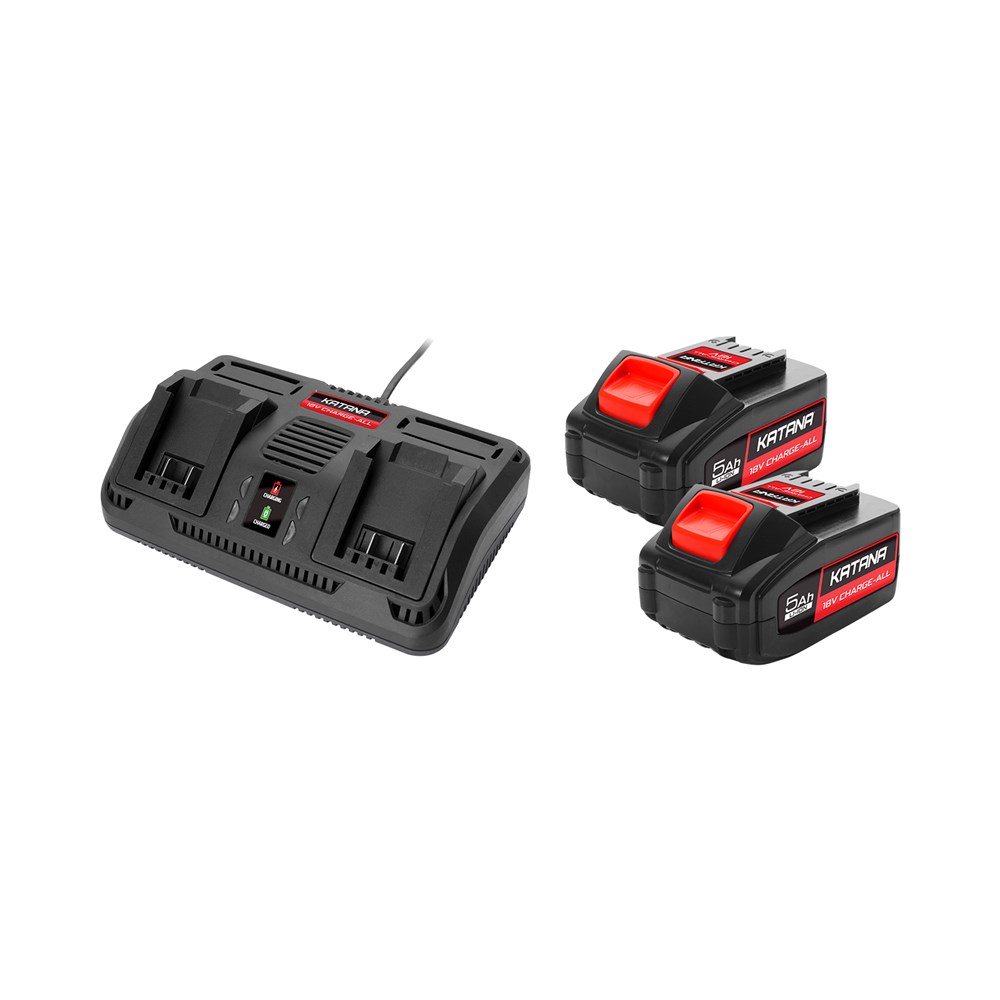 Double Battery Charger Kit Katana Powertools